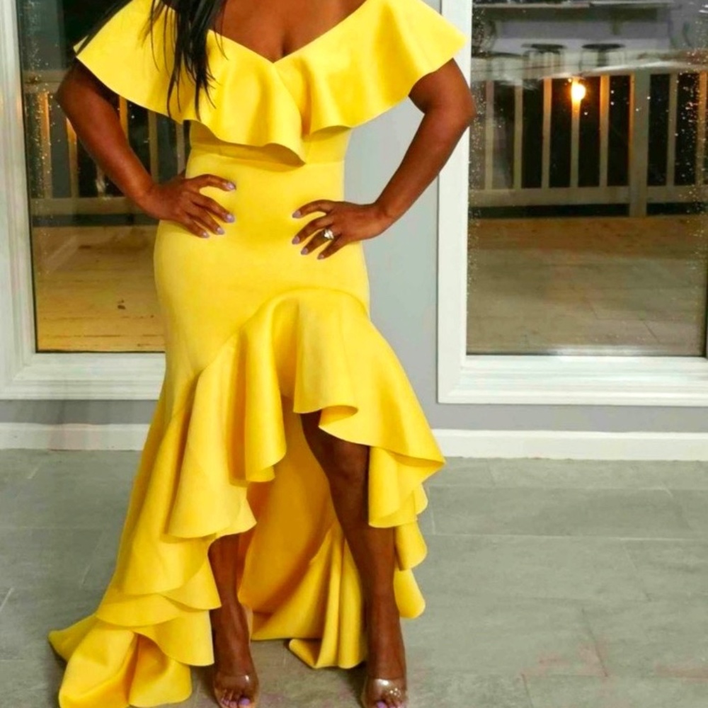 Long Mermaid Off the Shoulder